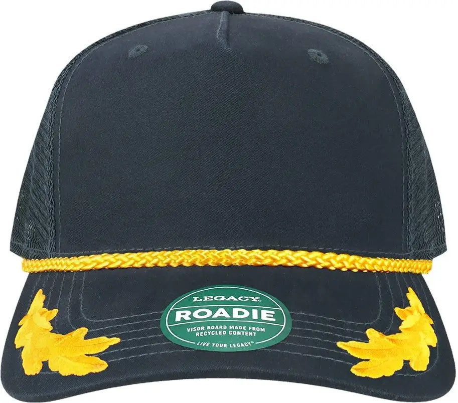 Legacy Roadie Five-panel Trucker Cap - Navy Admiral - one Size Fits Most