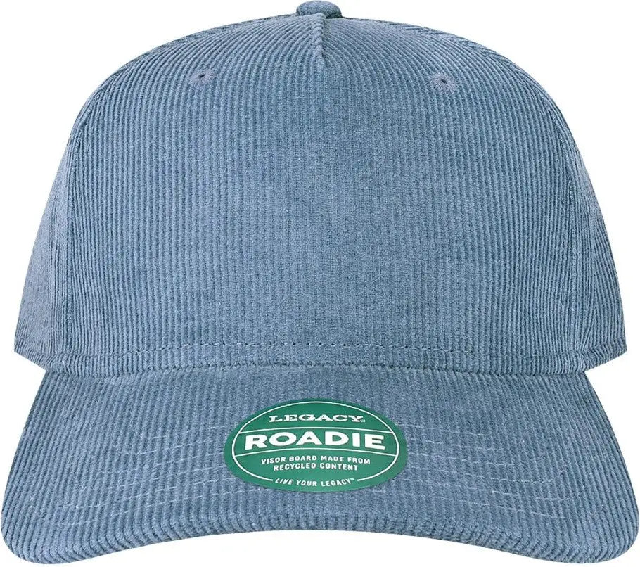 Legacy Roadie Five-panel Trucker Cap - Ocean Corduroy