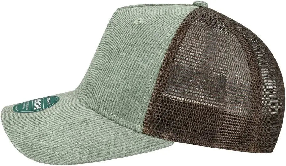 Legacy Roadie Five-panel Trucker Cap - Sawgrass Corduroy Brown