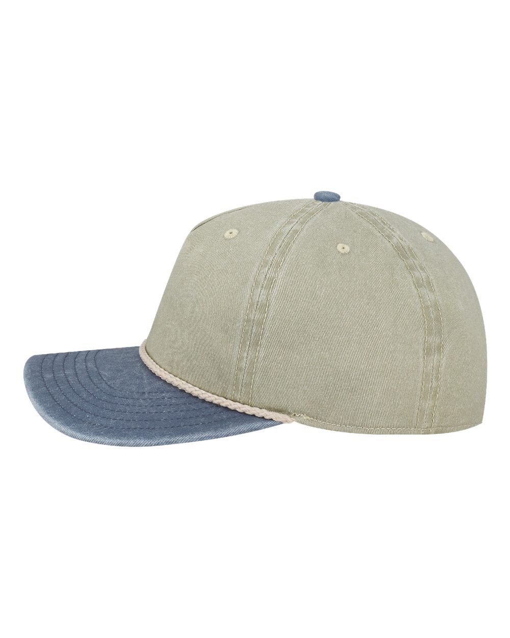 Legacy Skully Cap - Pebble Navy-off White