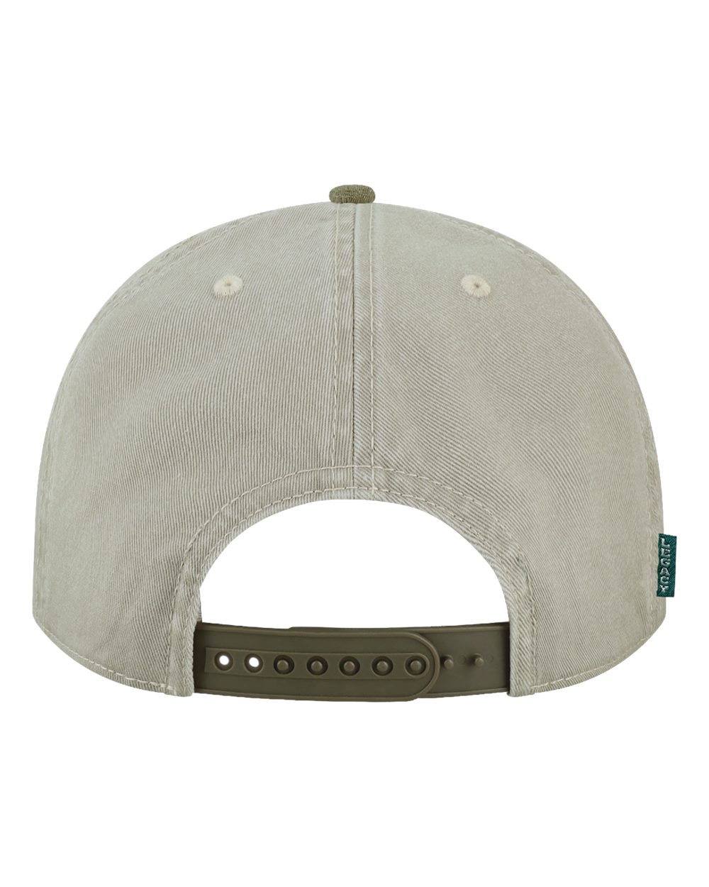 Legacy Skully Cap - Pebble Olive Green-off White