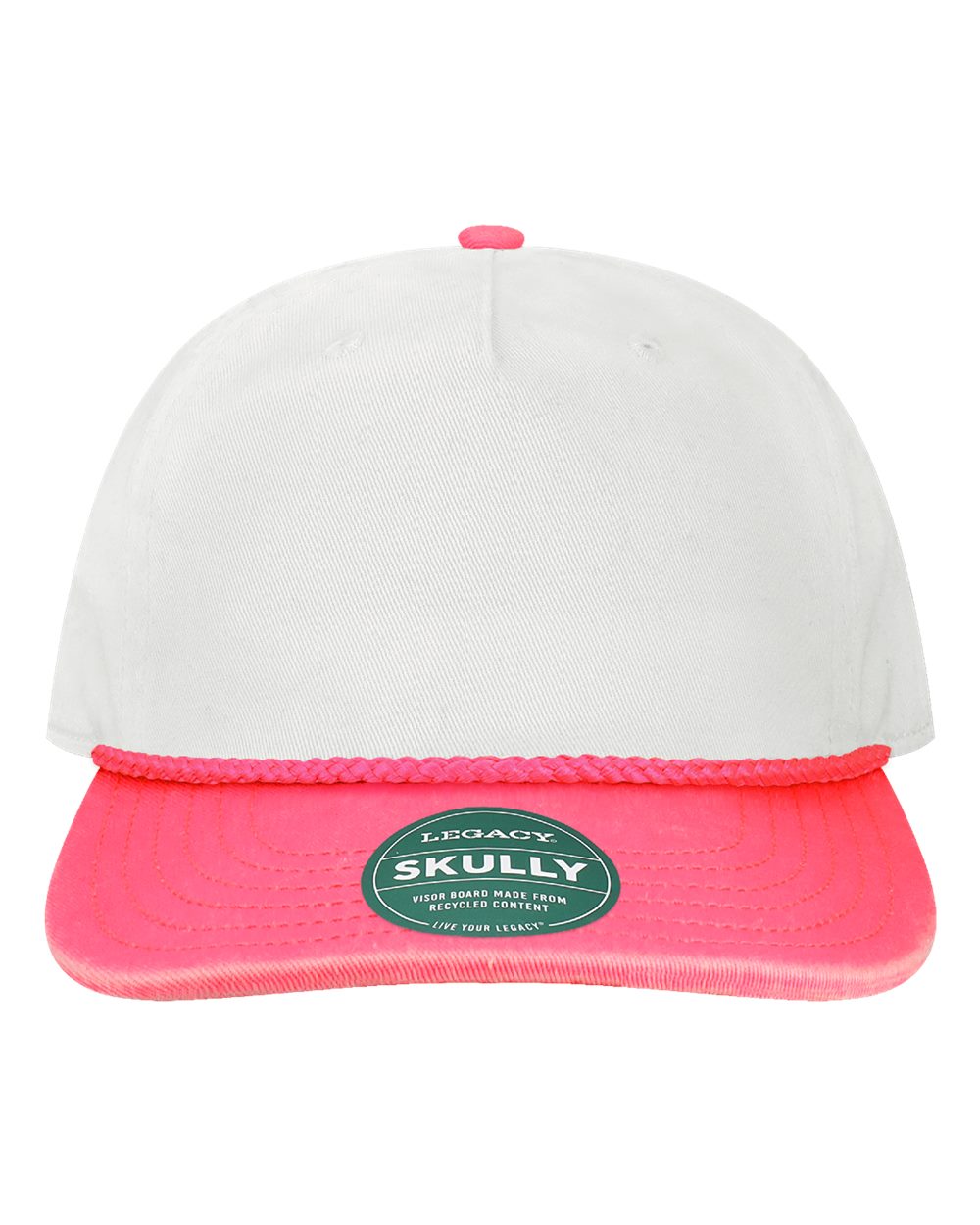 Legacy Skully Cap - White Neon Rose-neon Rose