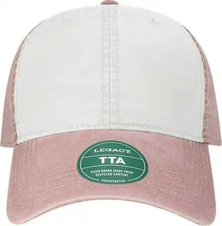 Legacy Tta Terra Twill Cap - White Dusty Rose - one Size Fits Most