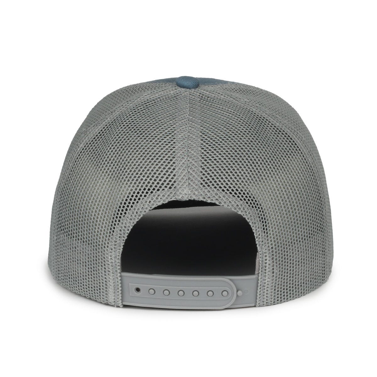 Legendary Headwear LEGEND-91 Structured Mesh Back Trucker Cap - Slate Blue/Grey/Navy