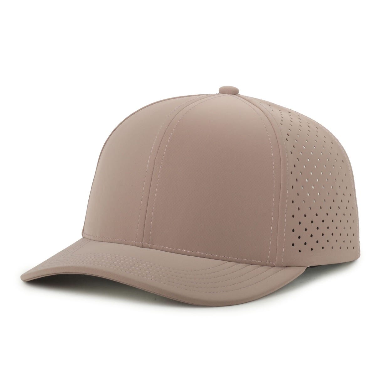 Legendary Headwear Altura 6 Perforated Performance Snapback Cap - Light Mauve
