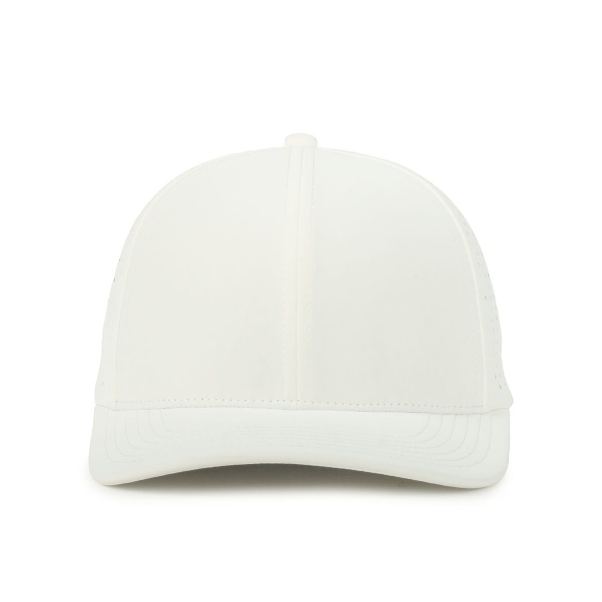 Legendary Headwear Altura 6 Perforated Performance Snapback Cap - White
