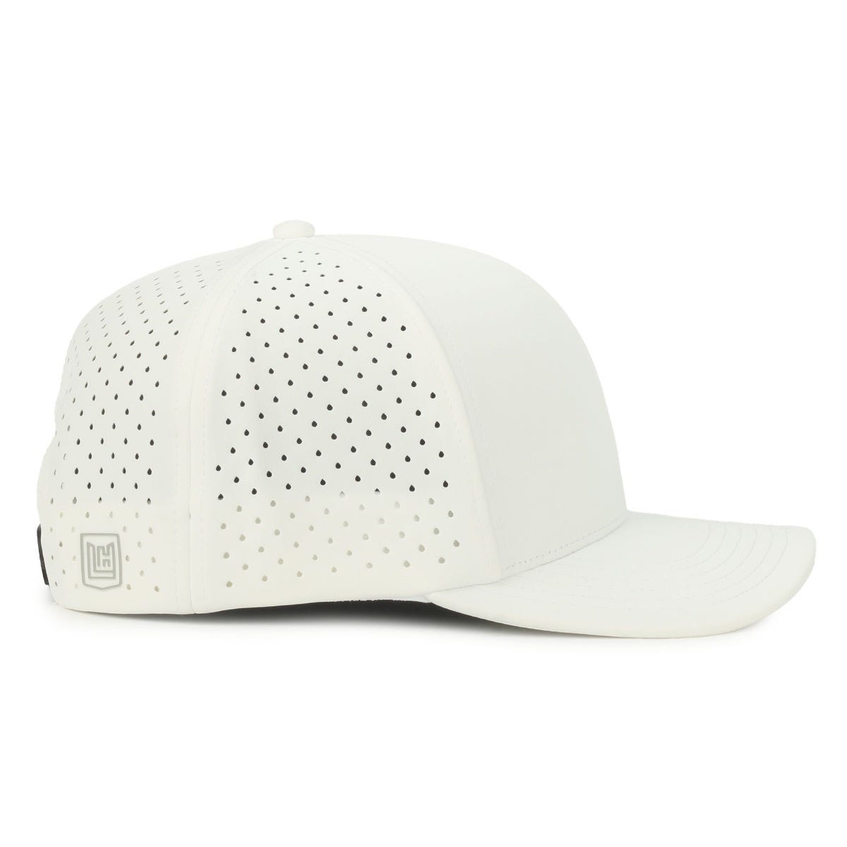 Legendary Headwear Altura 6 Perforated Performance Snapback Cap - White