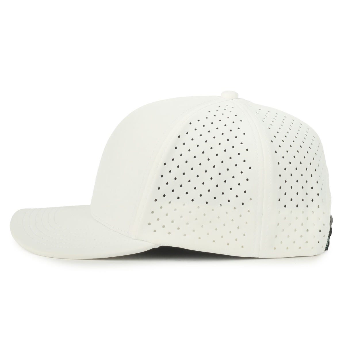 Legendary Headwear Altura 6 Perforated Performance Snapback Cap - White