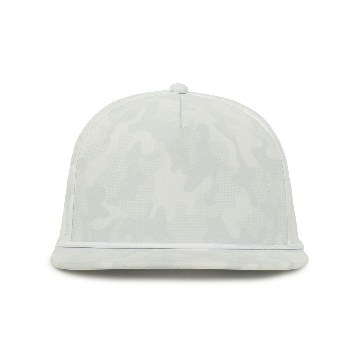 Legendary Headwear Altura Perforated Flat Visor Snapback Cap - White Camo