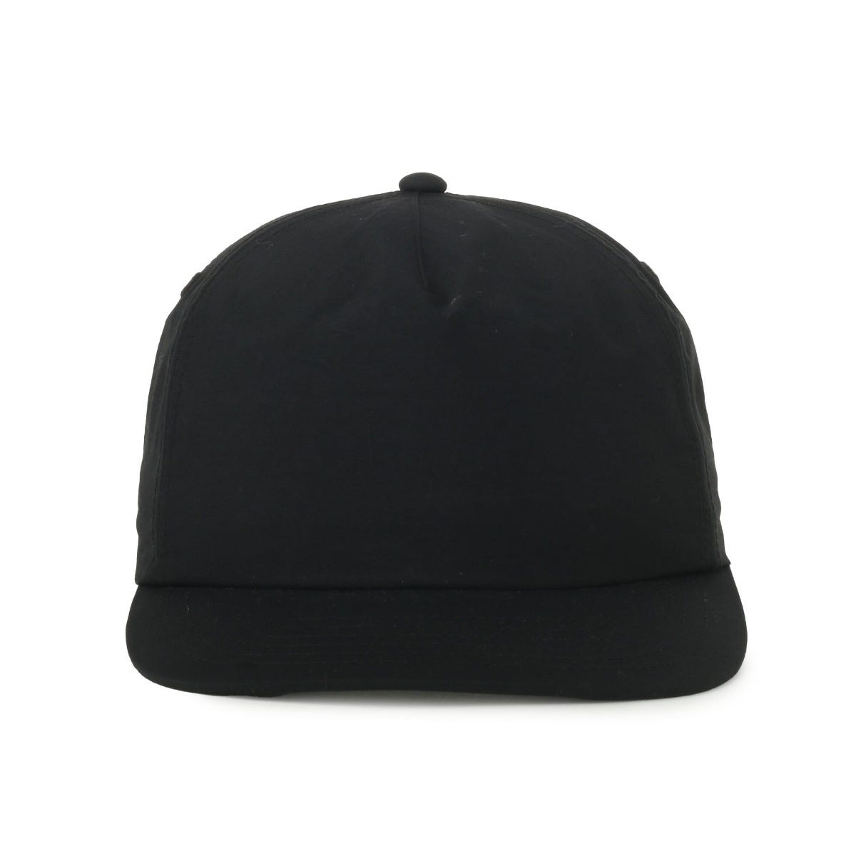 Legendary Headwear Benton Unstructured Flat Visor Snapback Cap - Nylon Black
