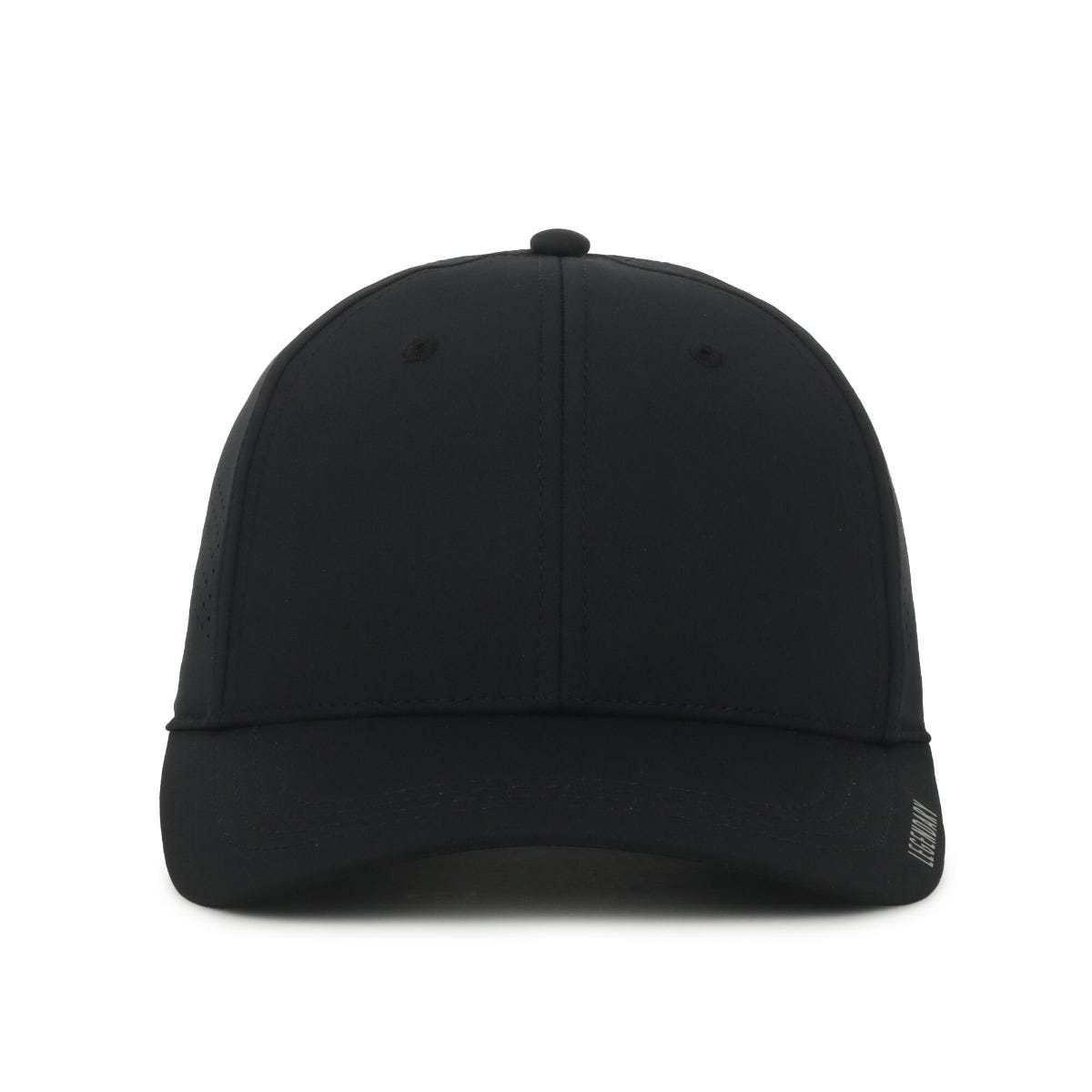 Legendary Headwear Genesis Small Fit Perforated Performance Cap - Black