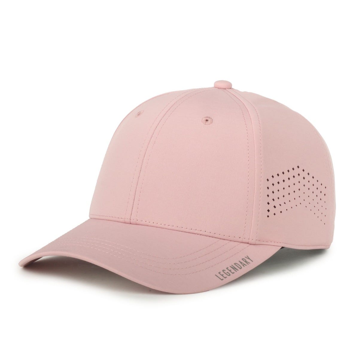 Legendary Headwear Genesis Small Fit Perforated Performance Cap - Dusty Rose