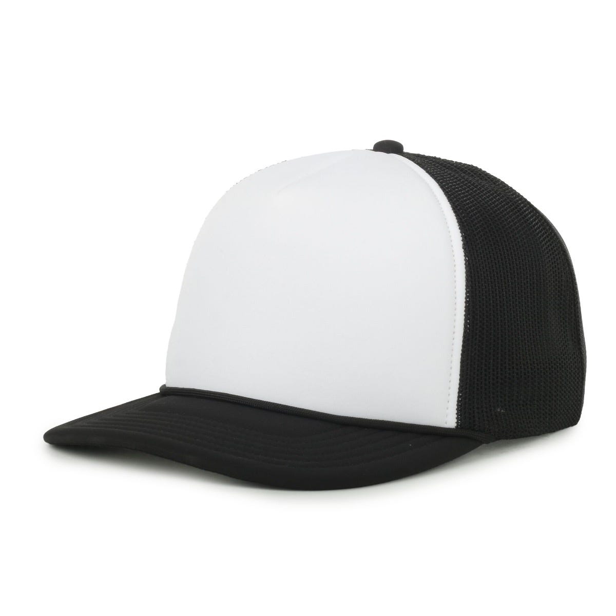 Legendary Headwear Hoku Adjustable Foam Trucker Cap - White/black/black