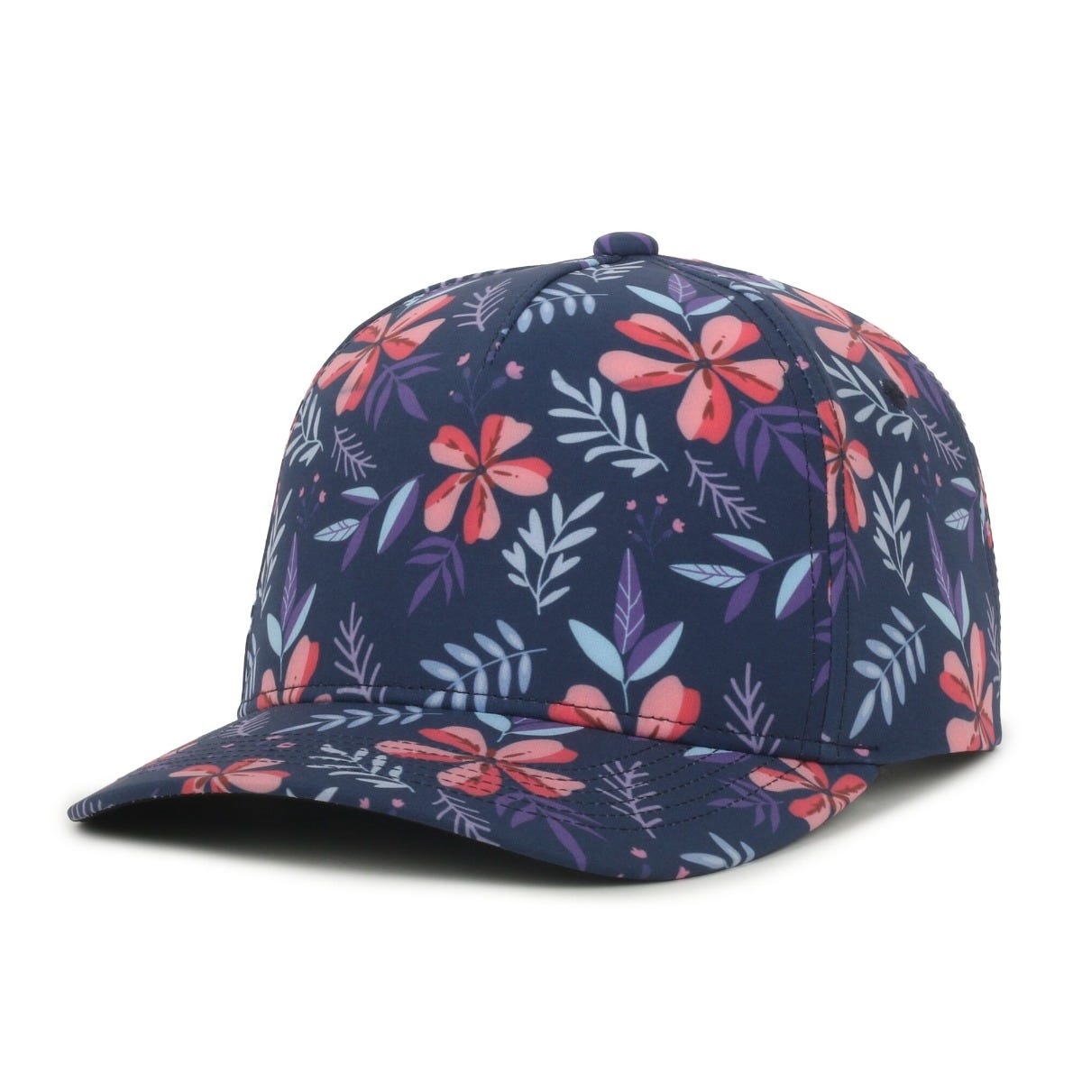 Legendary Headwear Kahuna Trend Print Structured Snapback Cap - Floral/navy