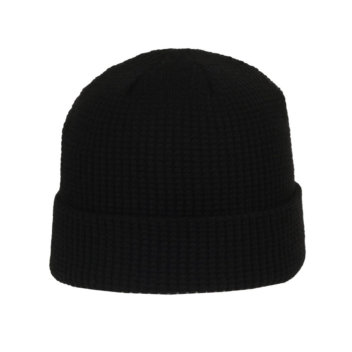 Legendary Headwear Mammoth Waffle Knit Cuffed Beanie - Black