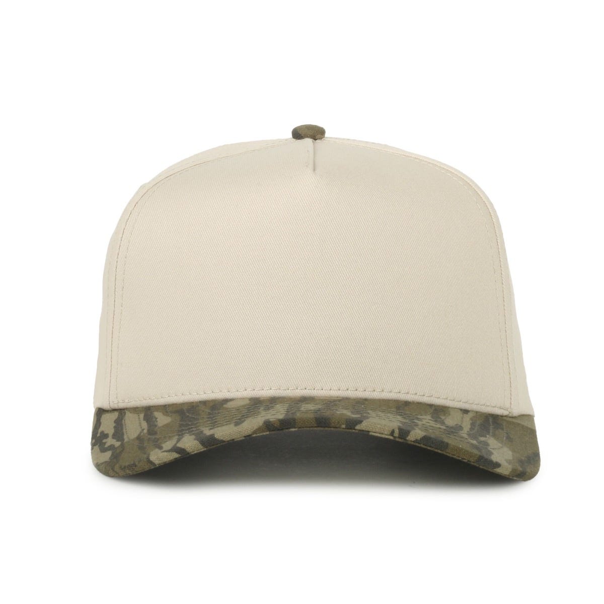 Legendary Headwear Palmetto Cotton Twill Structured Snapback Cap - Stone/mossy Oak Original Bottomland