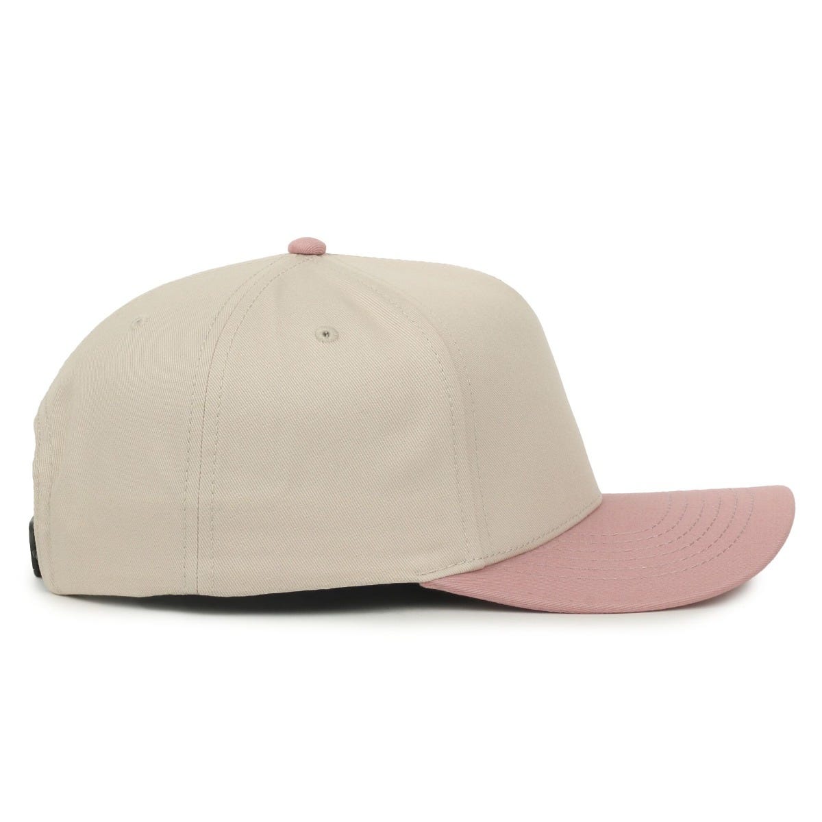 Legendary Headwear Palmetto Cotton Twill Structured Snapback Cap - Stone/rose