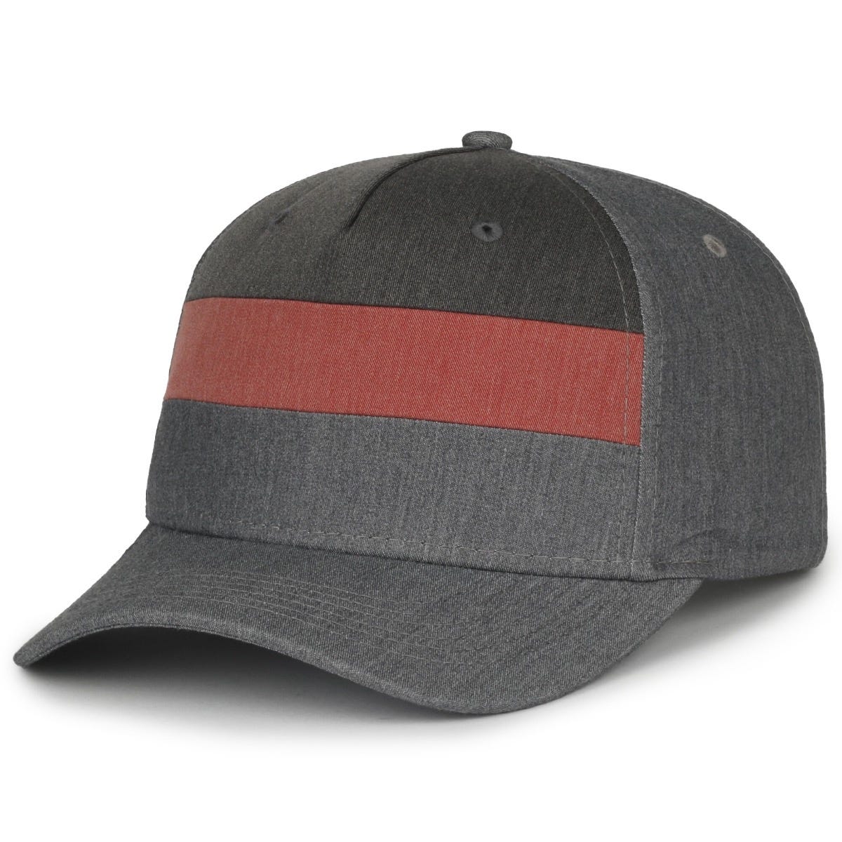 Legendary Headwear Phoenix 7-panel Structured Snapback Cap - Grey/rust/grey