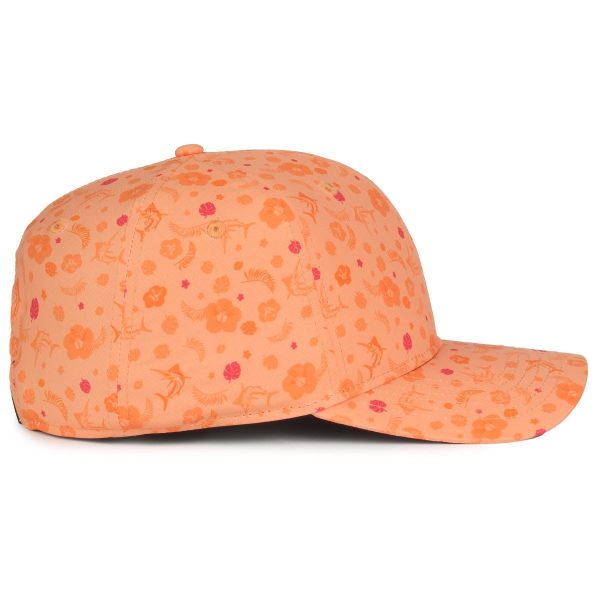 Legendary Headwear Quiver Sublimated Print Structured Snapback Cap - Apricot Crush