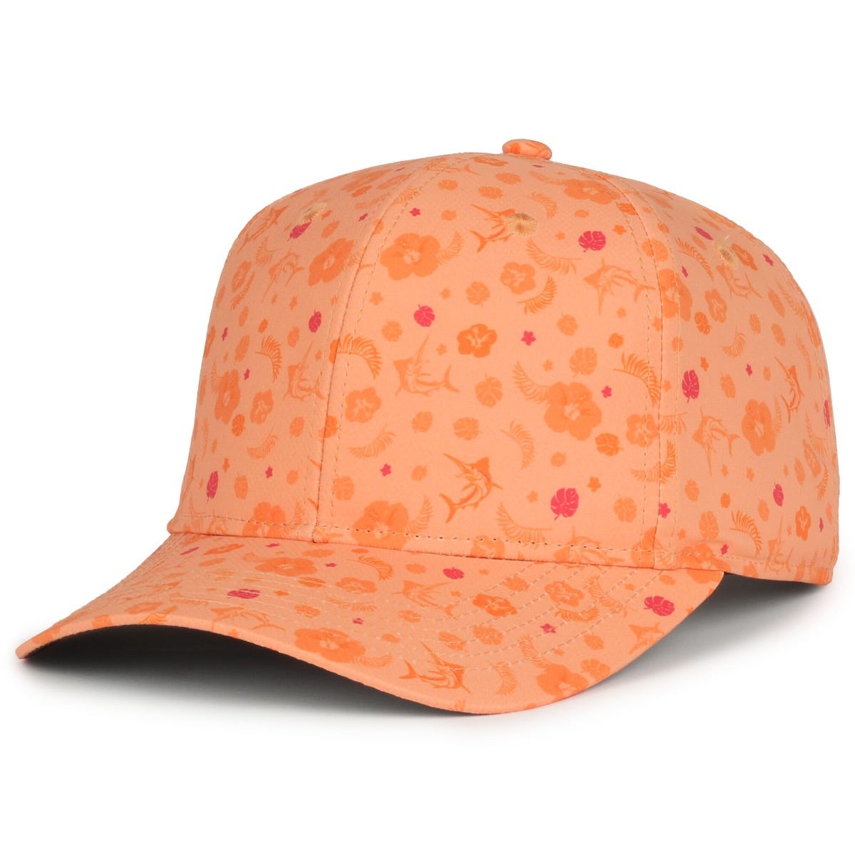 Legendary Headwear Quiver Sublimated Print Structured Snapback Cap - Apricot Crush