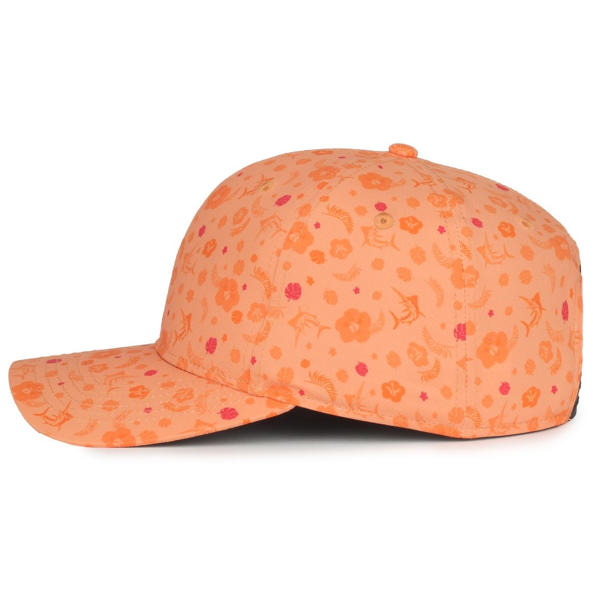 Legendary Headwear Quiver Sublimated Print Structured Snapback Cap - Apricot Crush