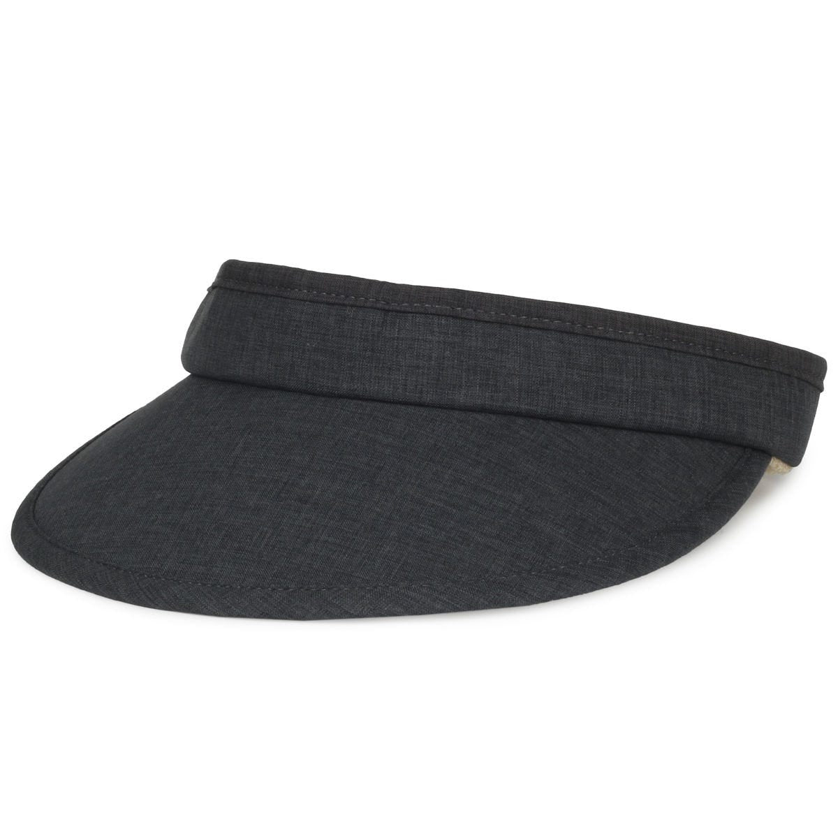 Legendary Headwear Robin Ladies Fit Ultra Light Visor - Charcoal