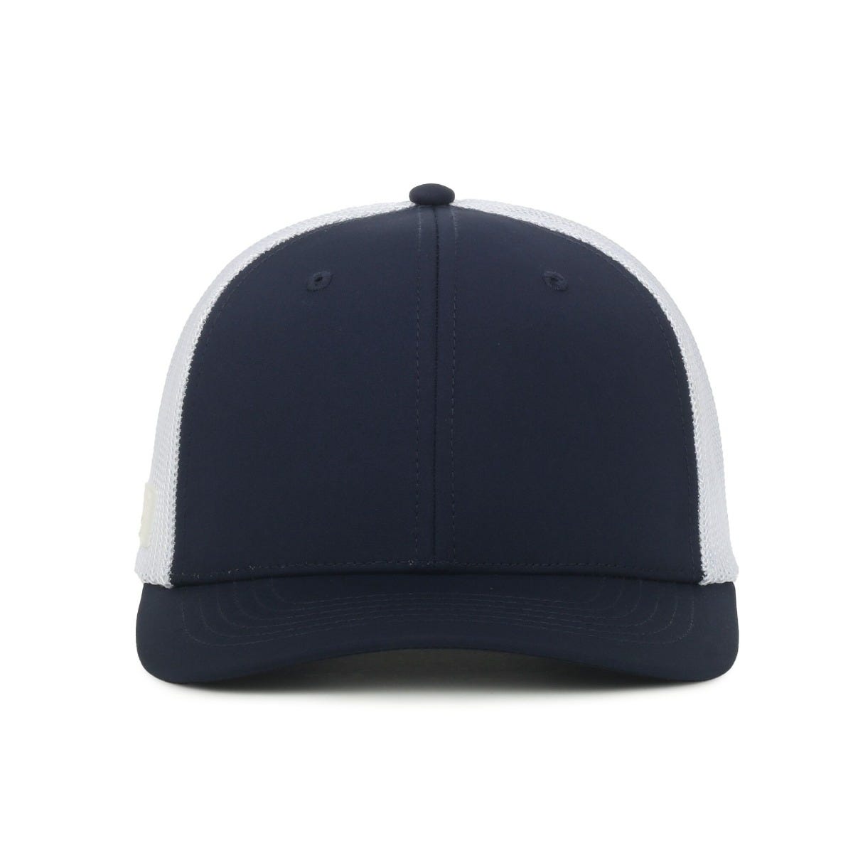 Legendary Headwear Sixer Retro Stretch Mesh Back Trucker Cap - Navy/white