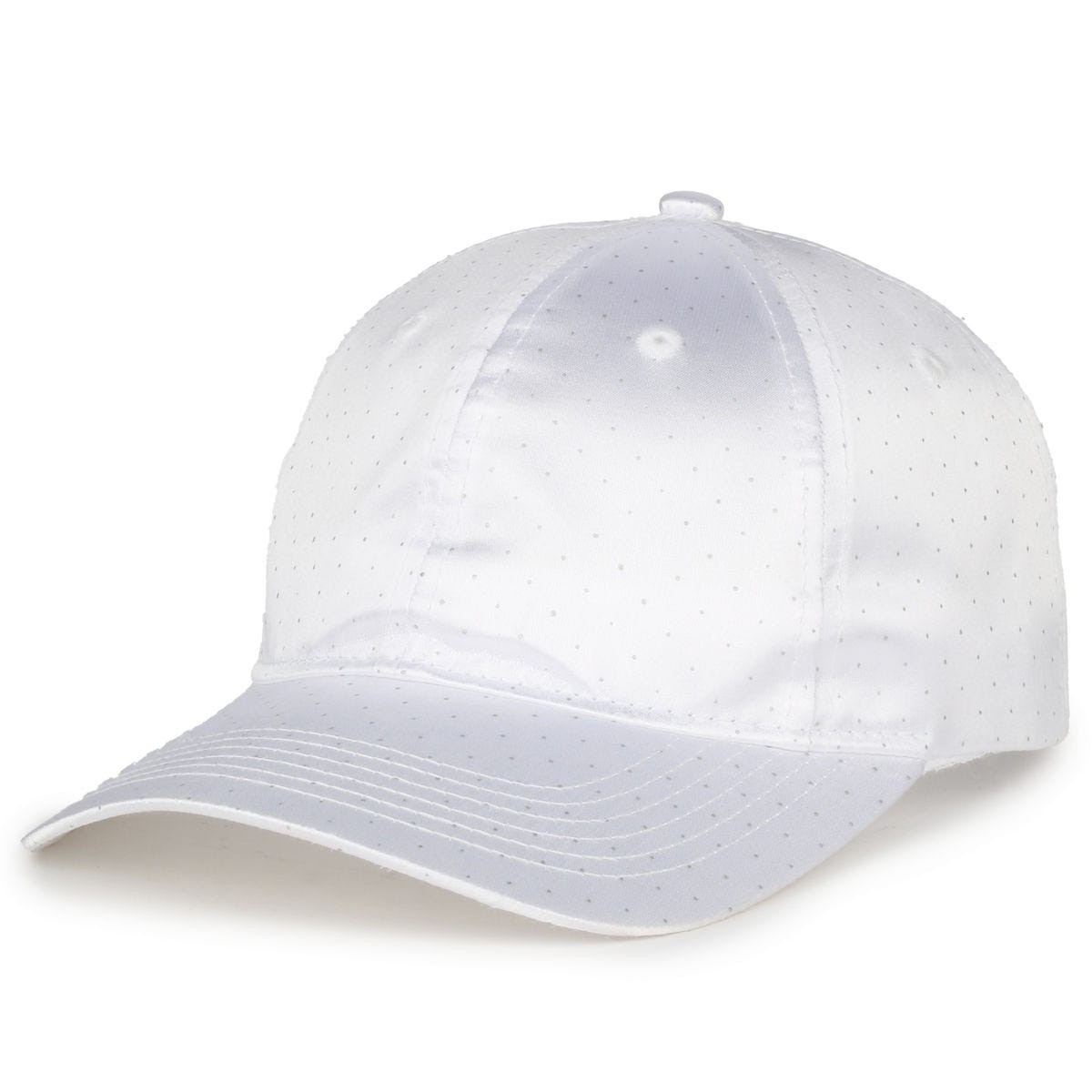 Legendary Headwear Starlet Ladies Fit Bling Ponytail Cap - White