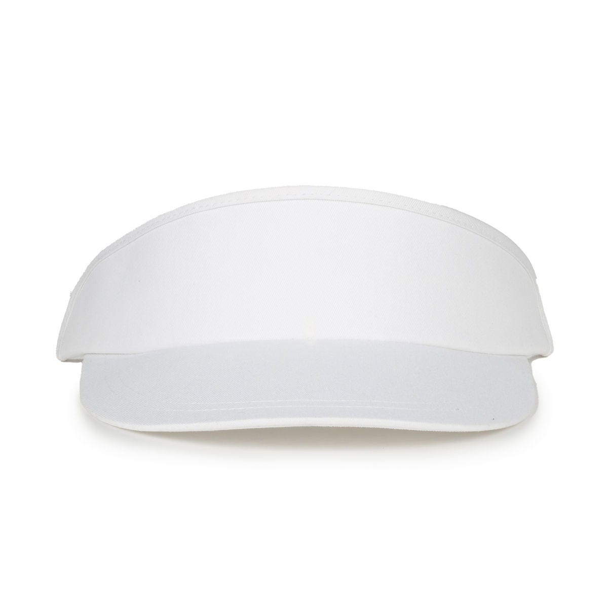 Legendary Headwear Tour-visor Structured Cotton Twill Visor - White