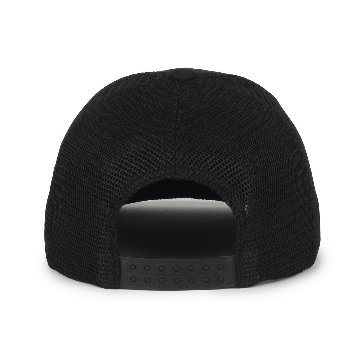 Legendary Headwear Uppers Greenline Recycled Mesh Back Trucker Cap - Black/black