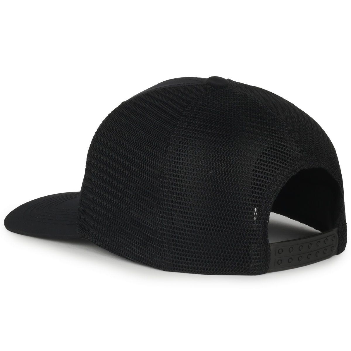 Legendary Headwear Uppers Greenline Recycled Mesh Back Trucker Cap - Black/black