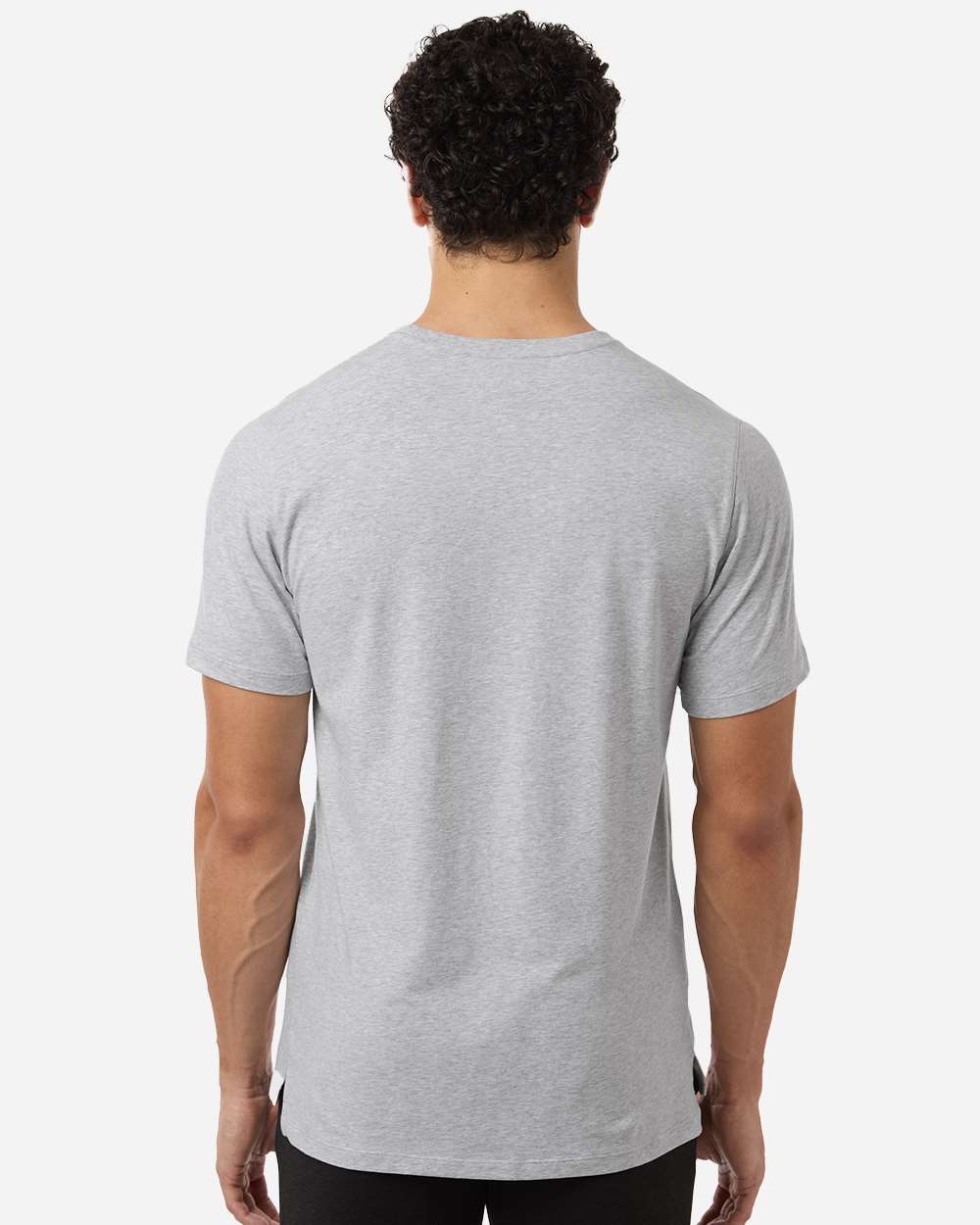 Legends Ssm00t004 Men’s Aviation Split Hem T-shirt - Heather Grey