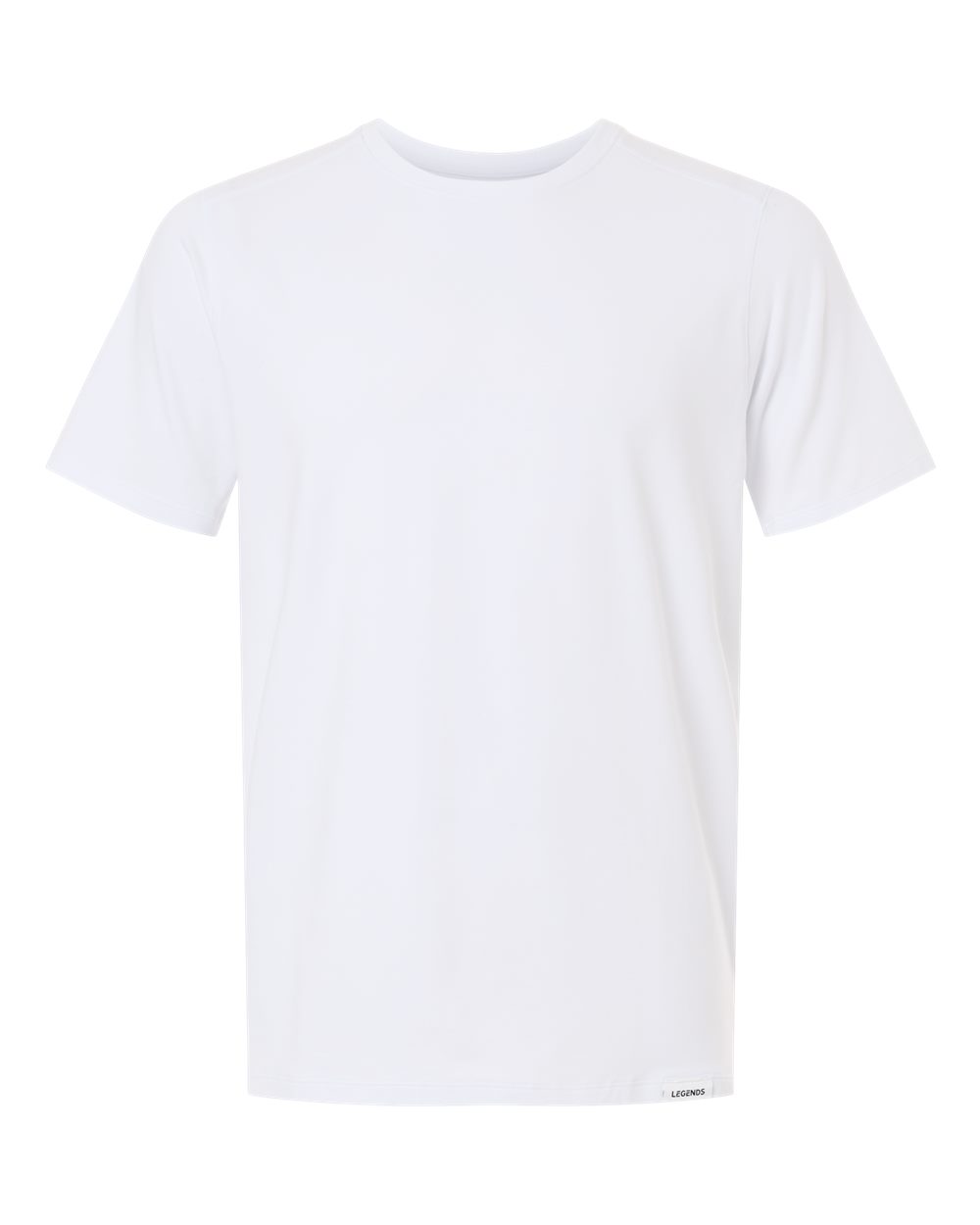 Legends Ssm00t004 Men’s Aviation Split Hem T-shirt - White