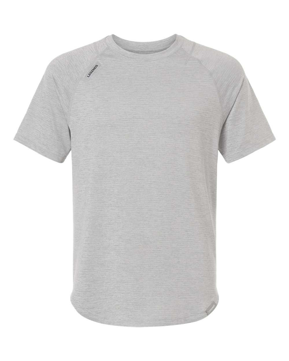 Legends Ssm00t017 Men’s Enzo Short Sleeve T-shirt - Heather Grey