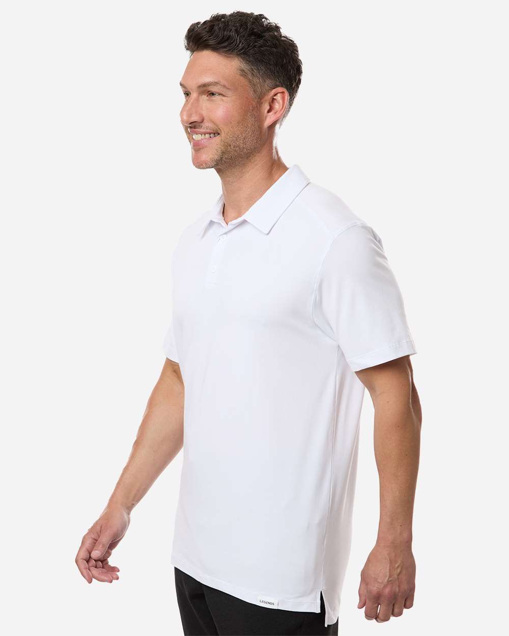 Legends Ssm00t024 Men’s Aviation Polo - White