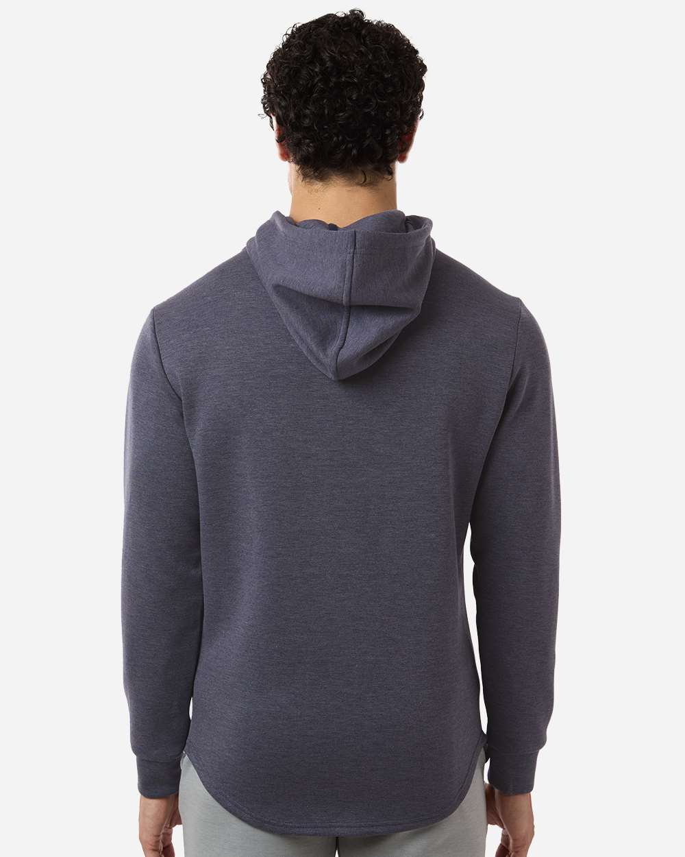 Legends Swm00j007 Men’s Hawthorne Tech Hooded Sweatshirt - Navy Heather