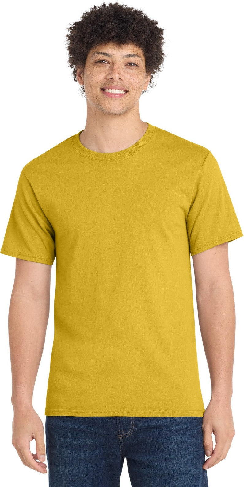 Lemon Yellow Port & Co Essential Tee. PC61