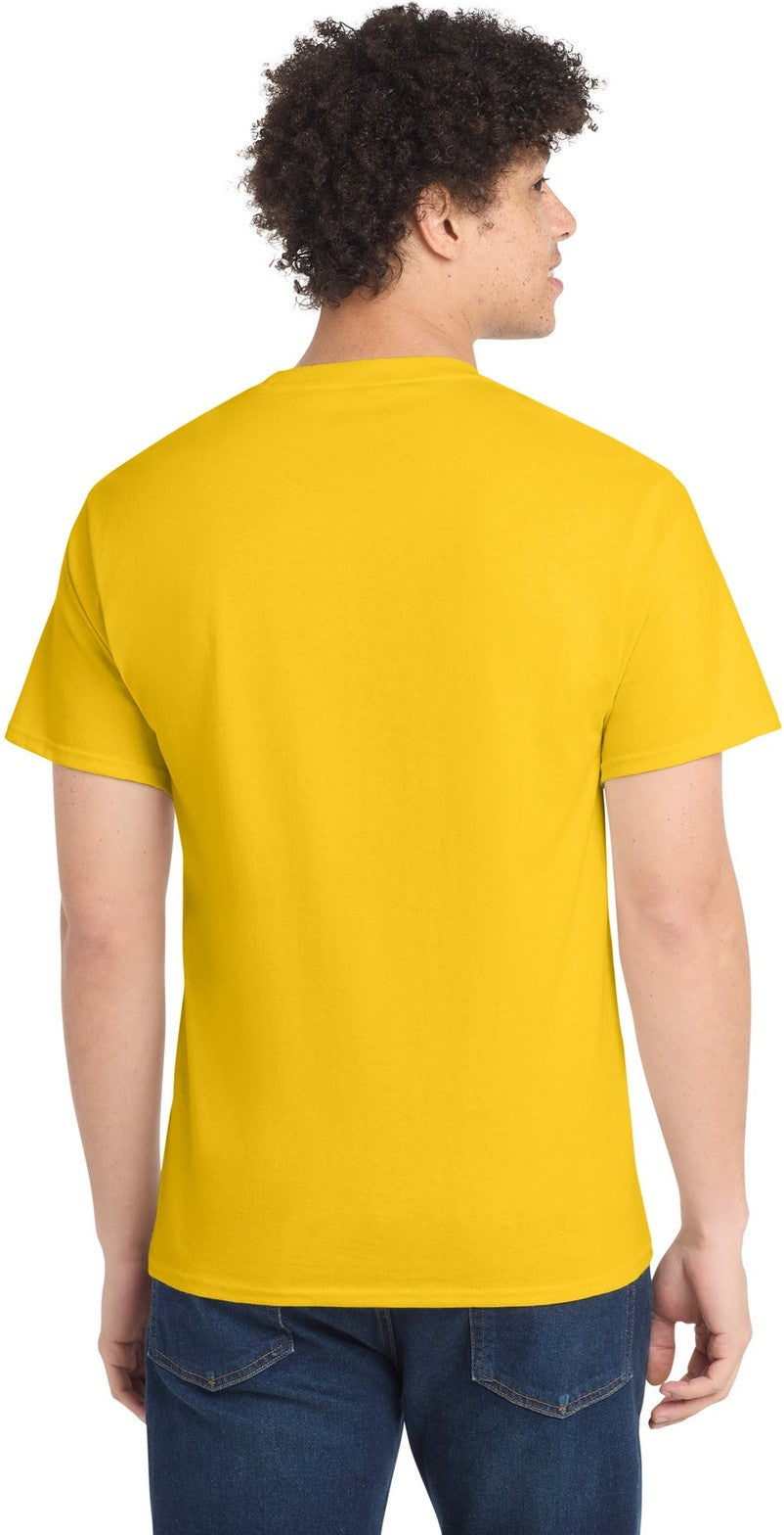 LemonYllw Port & Co Core Cotton Tee. PC54