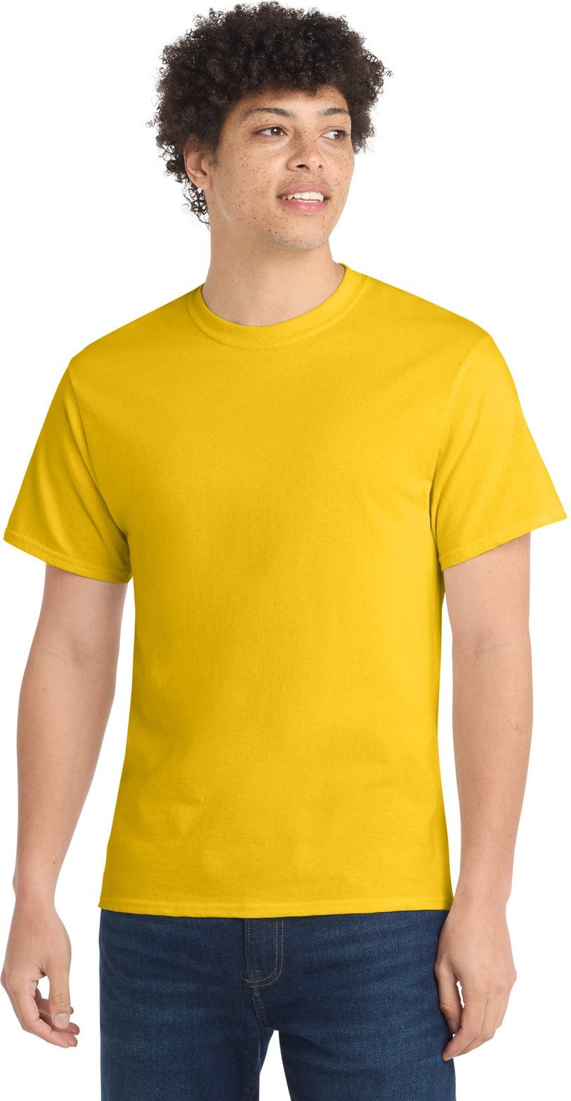 LemonYllw Port & Co Core Cotton Tee. PC54