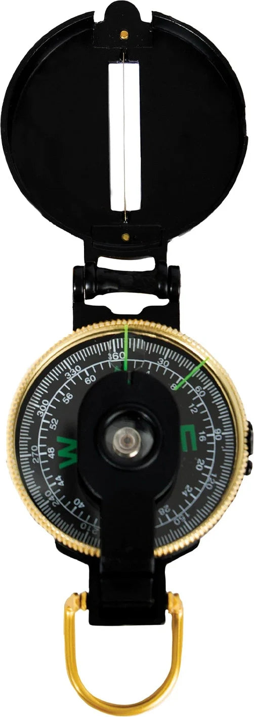 Lensatic Metal Compass