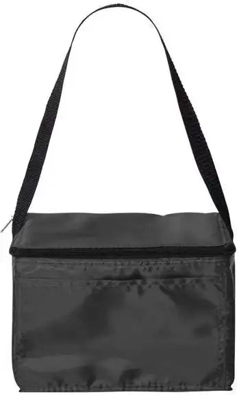 Liberty Bags 1691 Joe 6 Pack Cooler Black / one Size Fits Most
