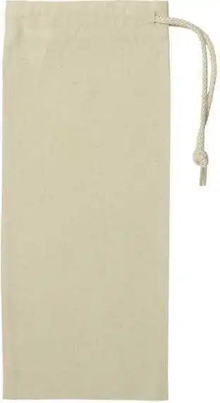 Liberty Bags 1727 Drawcord Wine Bag - Natural - one Size Fits Most