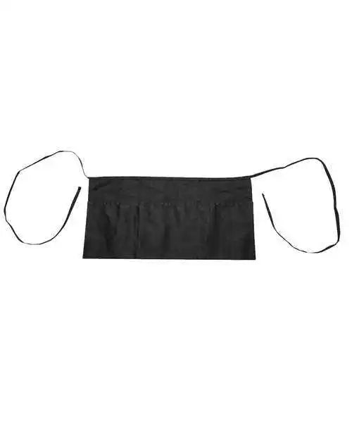Liberty Bags 5500 Midweight Cotton Twill Waist Apron - Black - one Size Fits Most
