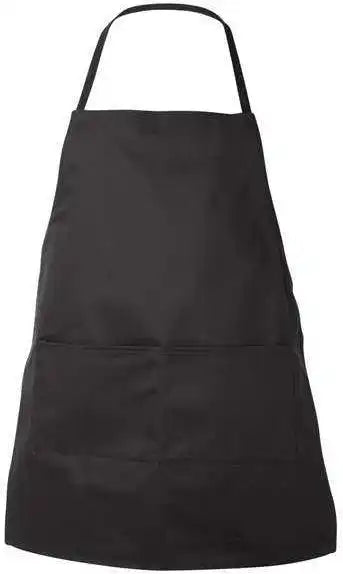 Liberty Bags 5502 Two-pocket Butcher Apron - Black - one Size Fits Most