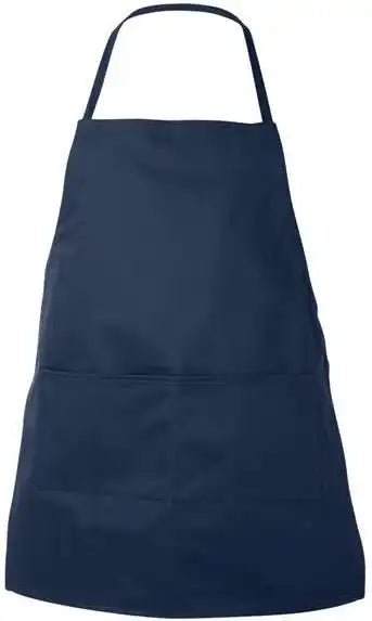 Liberty Bags 5502 Two-pocket Butcher Apron - Navy - one Size Fits Most