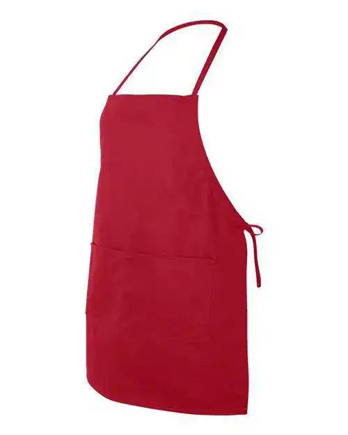 Liberty Bags 5502 Two-pocket Butcher Apron - Red - one Size Fits Most