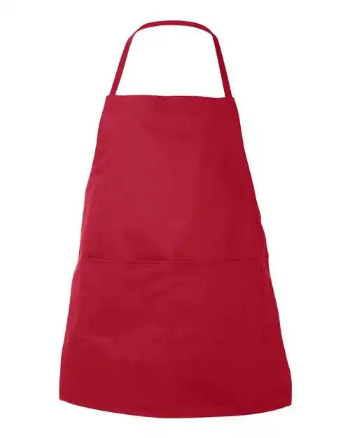 Liberty Bags 5502 Two-pocket Butcher Apron - Red - one Size Fits Most