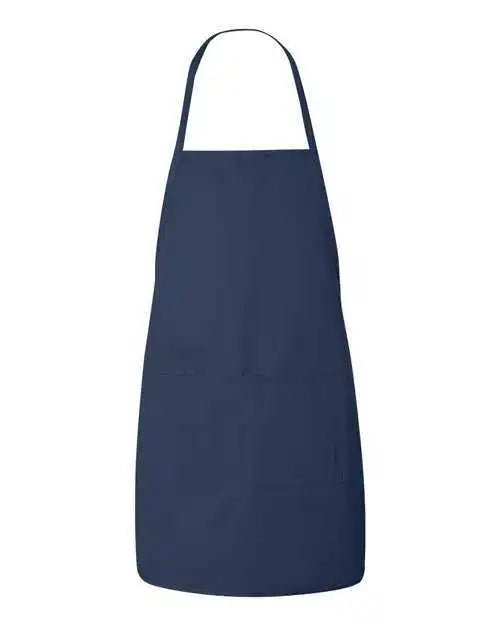 Liberty Bags 5505 Long Butcher Block Apron - Navy - one Size Fits Most