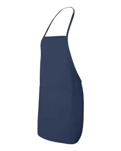 Liberty Bags 5505 Long Butcher Block Apron - Navy - one Size Fits Most