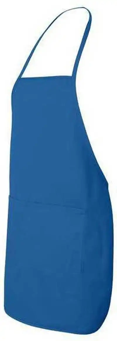 Liberty Bags 5505 Long Butcher Block Apron - Royal - one Size Fits Most